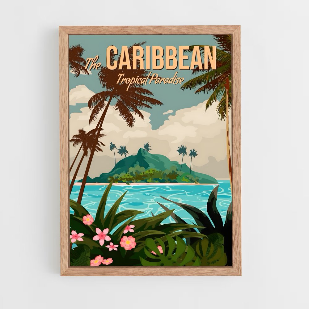 ap-caribbean-2 cadre Bois clair
