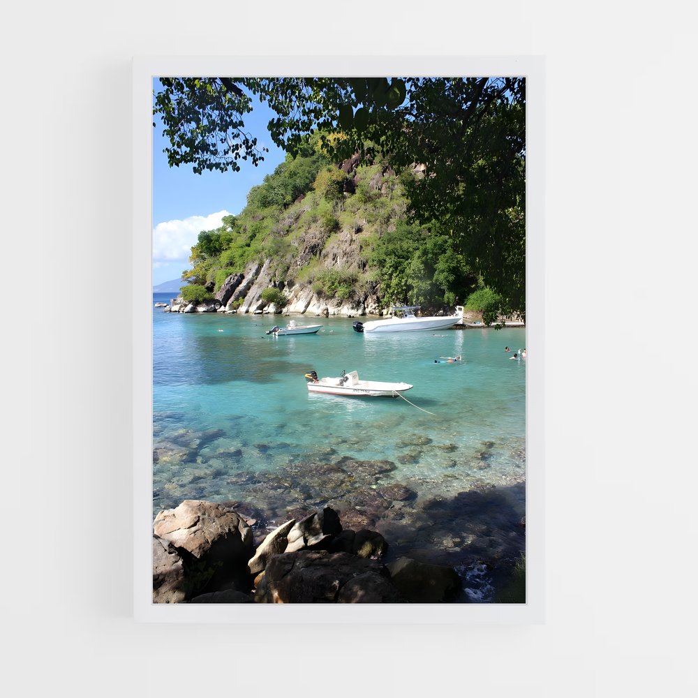 ap-caribbean-7 cadre Blanc