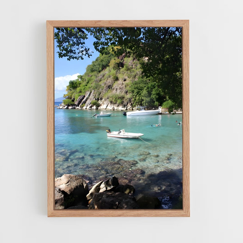ap-caribbean-7 cadre Bois clair