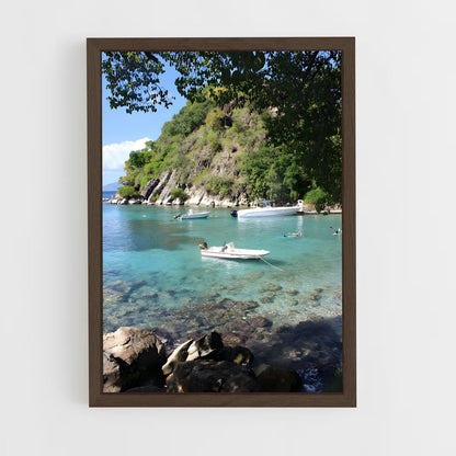 ap-caribbean-7 cadre Bois foncé