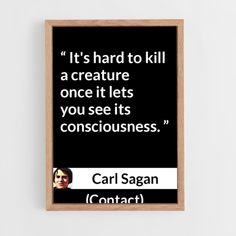 ap-carl sagan-6 cadre Bois clair