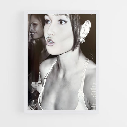ap-carla bruni-2 cadre Blanc