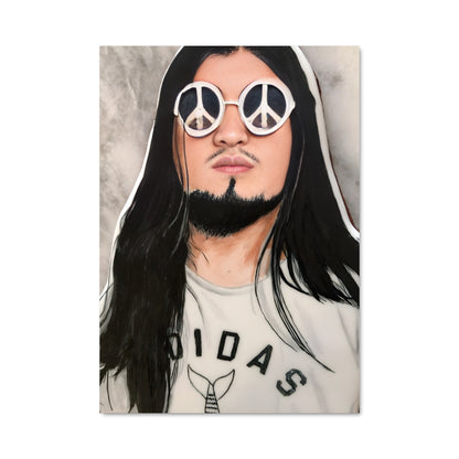 Poster Sunglasses & Long Hair