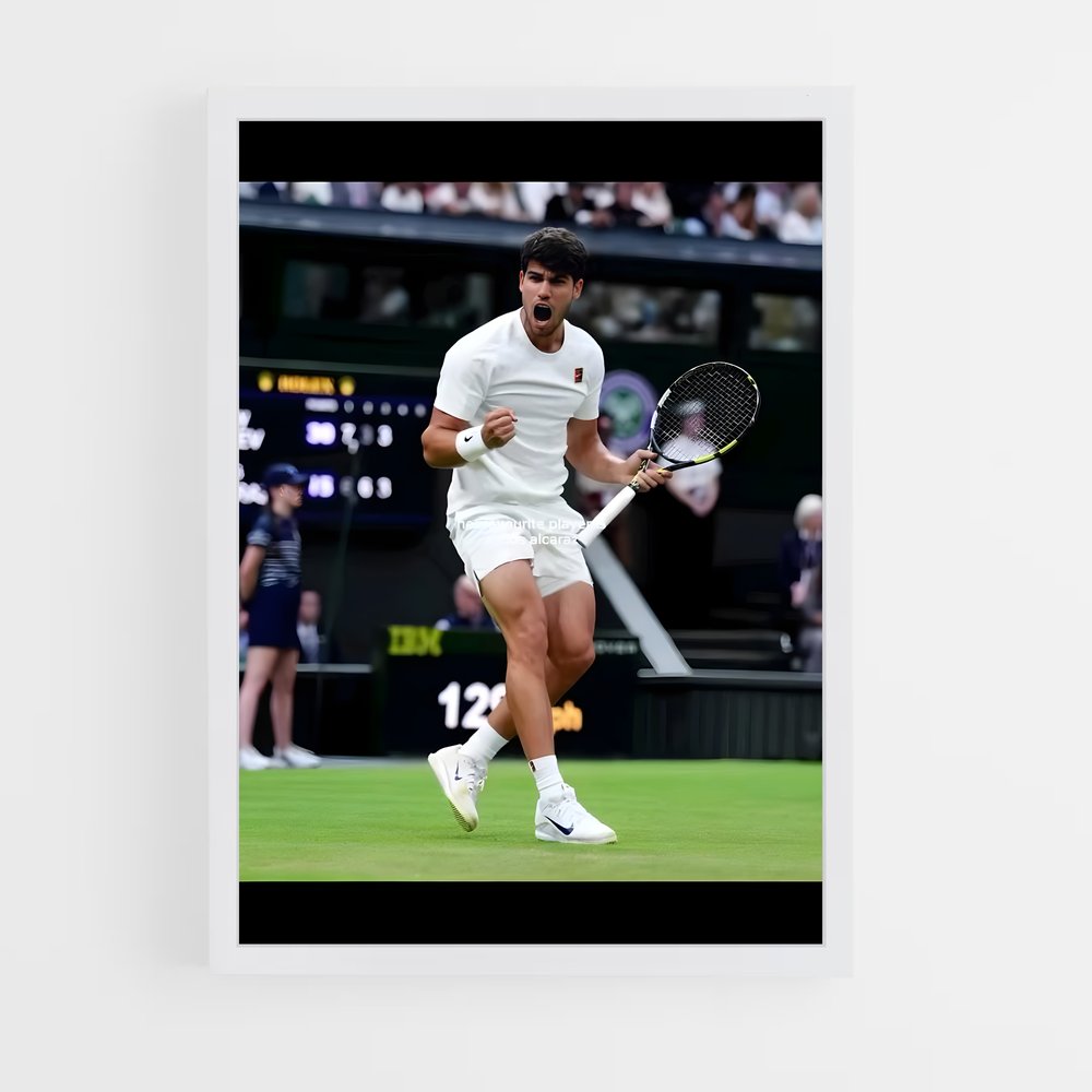 ap-carlos alcaraz-6 cadre Blanc