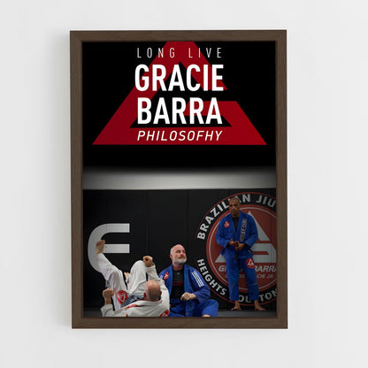 ap-carlos gracie-3 cadre Bois foncé