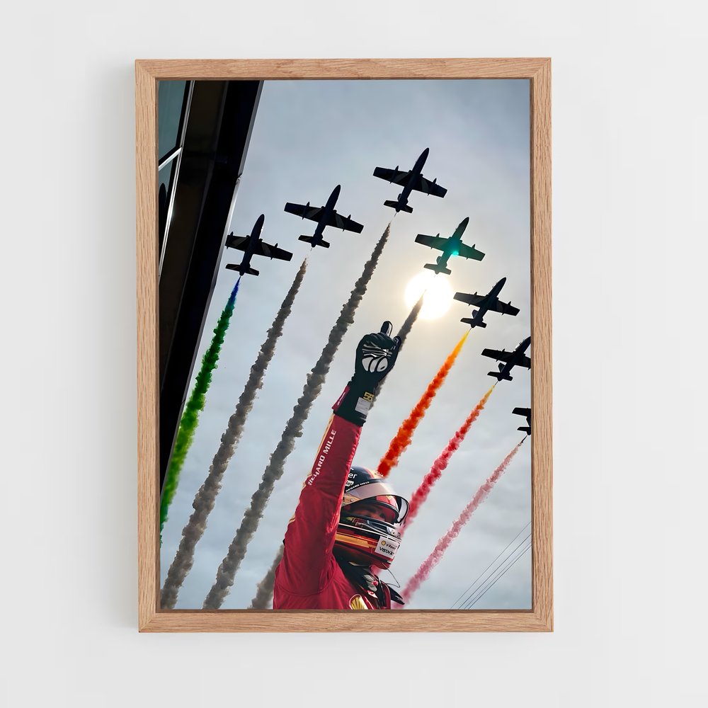 ap-carlos sainz-8 cadre Bois clair
