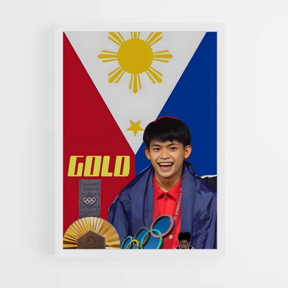 ap-carlos yulo-7 cadre Blanc
