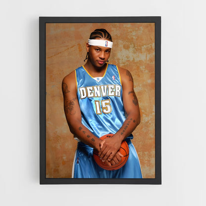 ap-carmelo anthony-1 cadre Noir