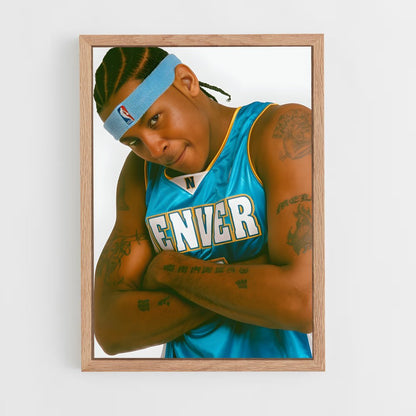 ap-carmelo anthony-3 cadre Bois clair
