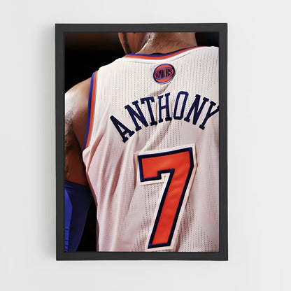 ap-carmelo anthony-7 cadre Noir