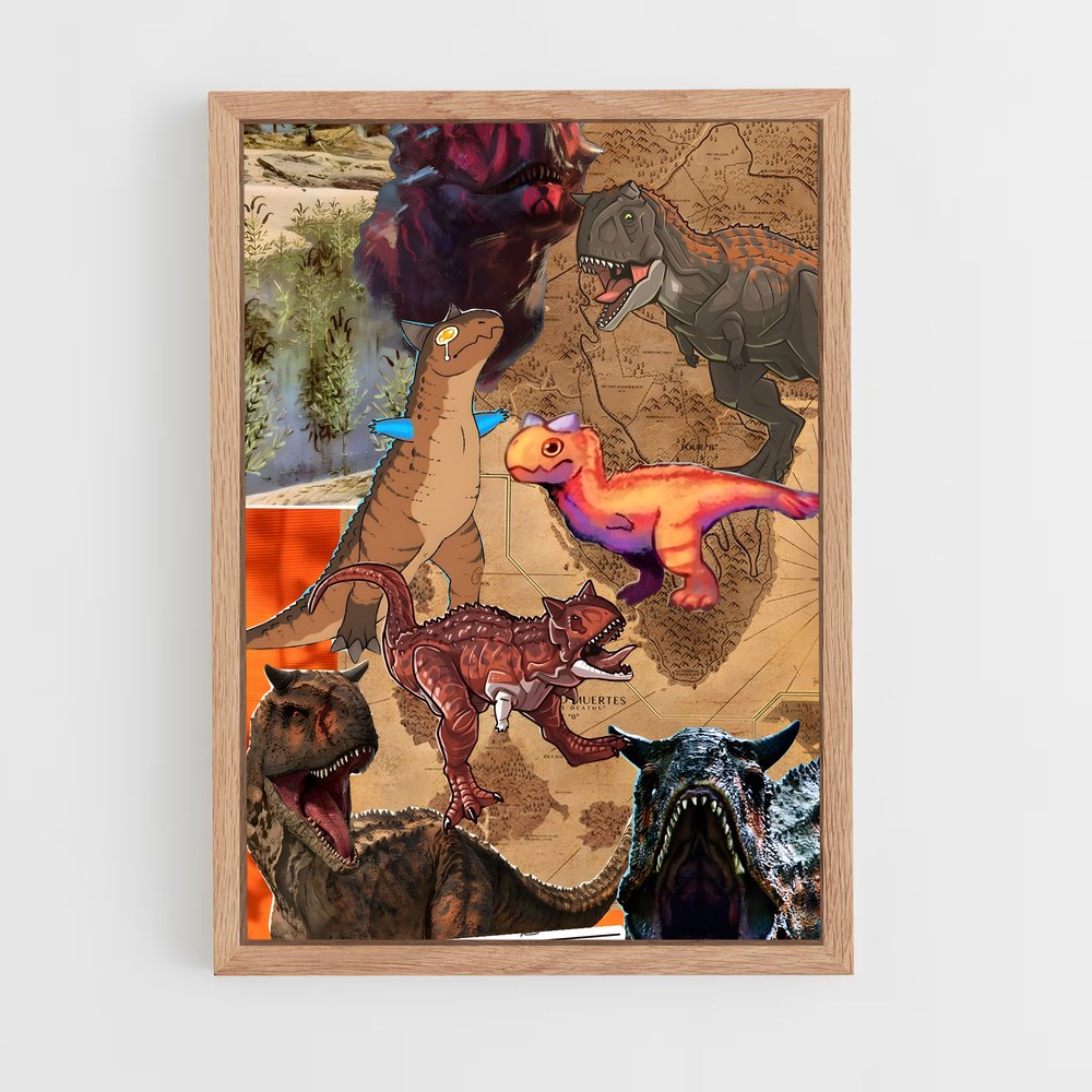 ap-carnotaurus-2 cadre Bois clair