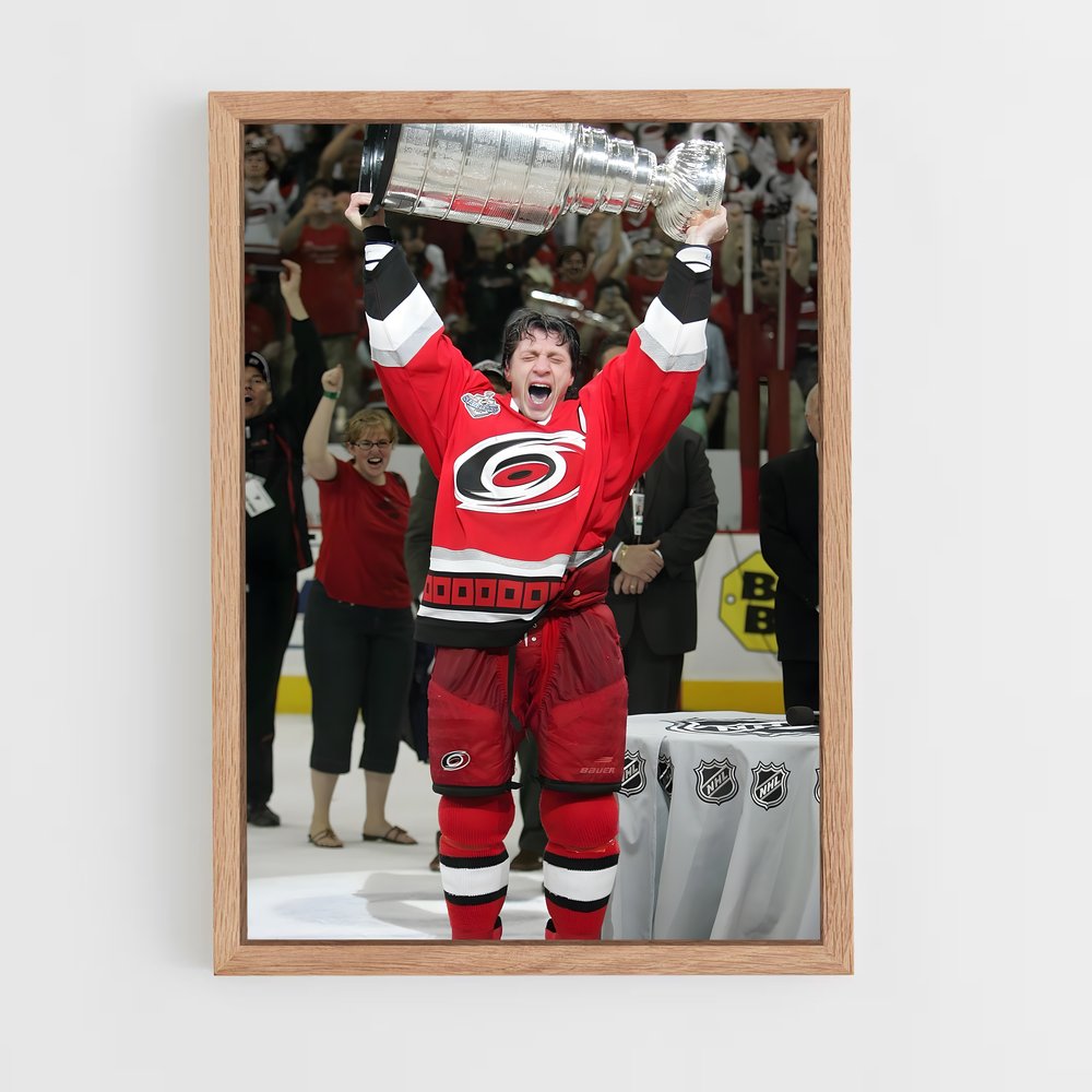 ap-carolina hurricanes-1 cadre Bois clair