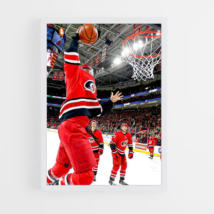 ap-carolina hurricanes-7 cadre Blanc