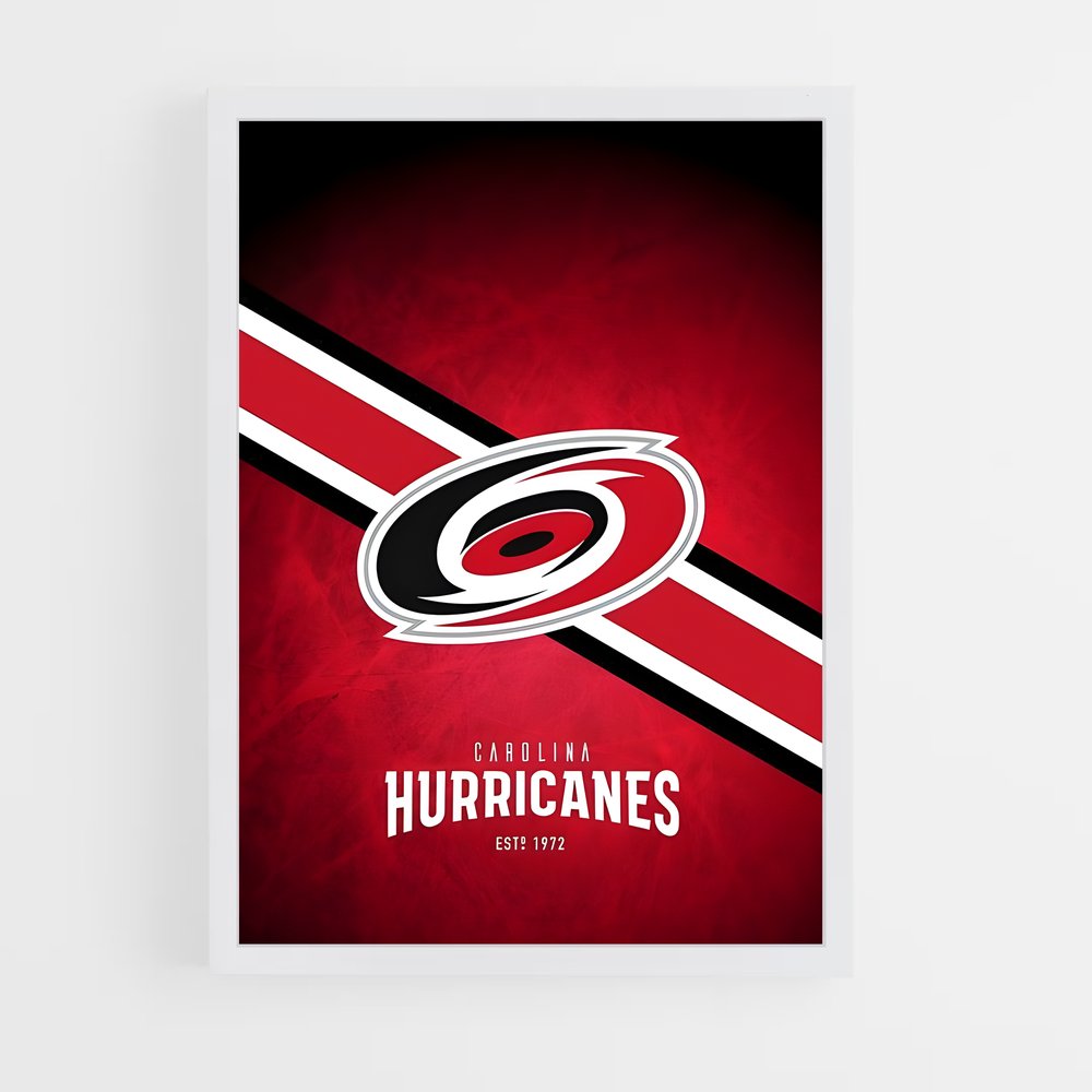 ap-carolina hurricanes-8 cadre Blanc