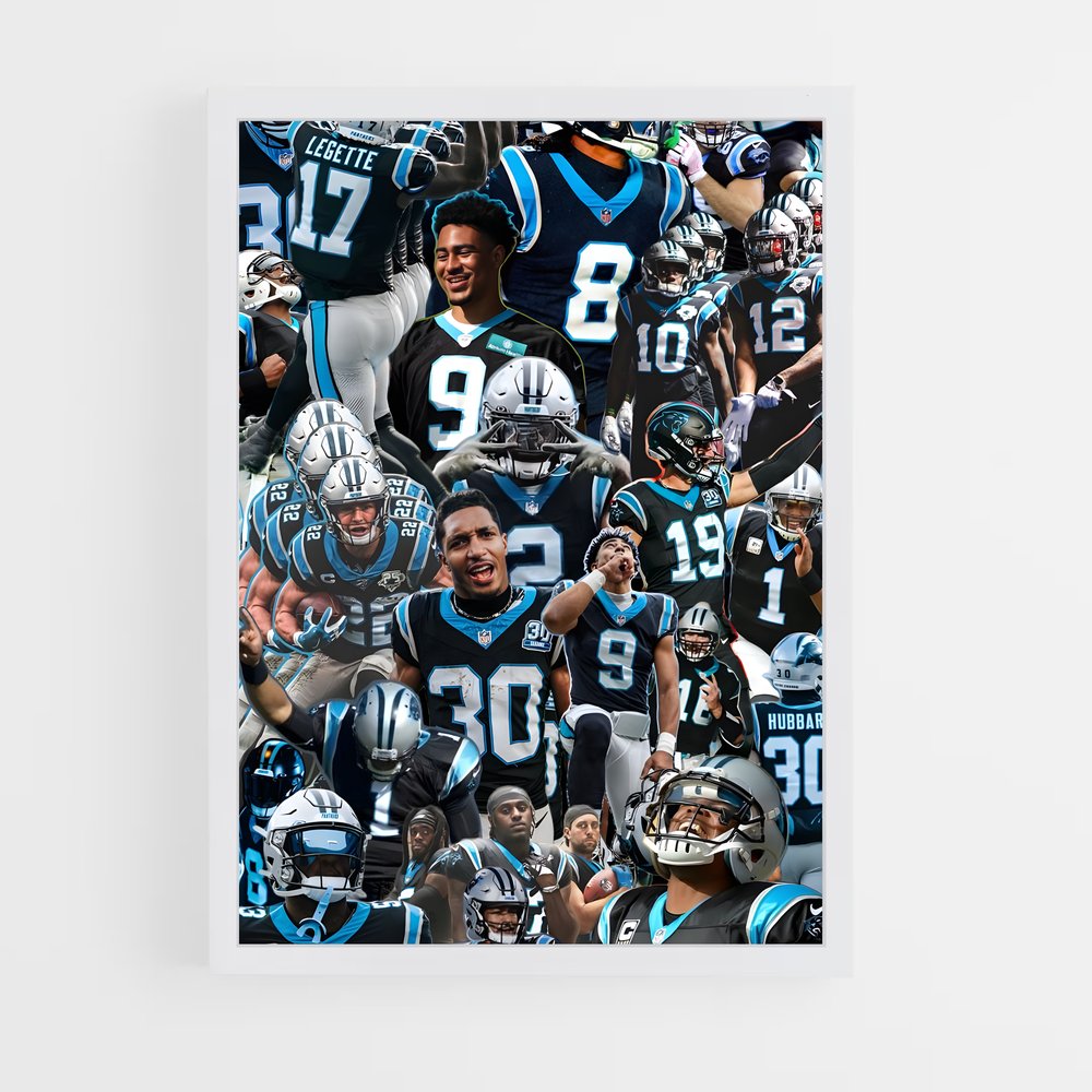 ap-carolina panthers-1 cadre Blanc