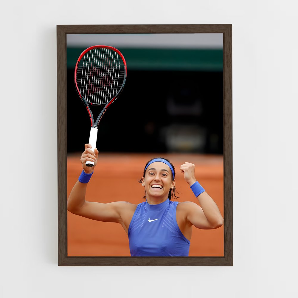 ap-caroline garcia-2 cadre Bois foncé