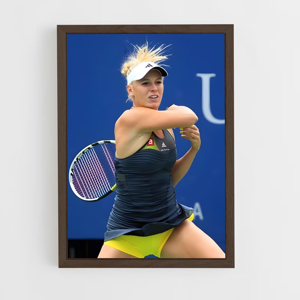 ap-caroline wozniacki-3 cadre Bois foncé