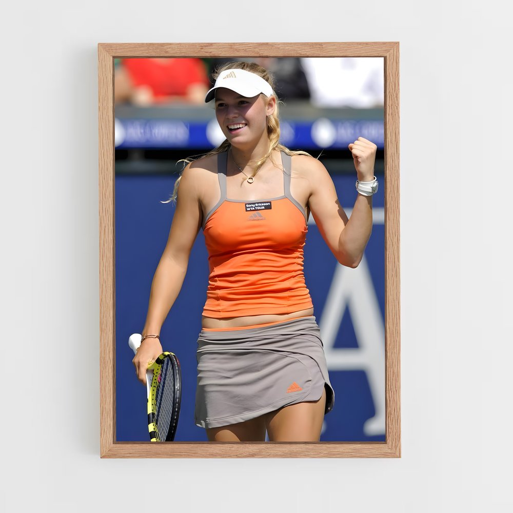 ap-caroline wozniacki-4 cadre Bois clair