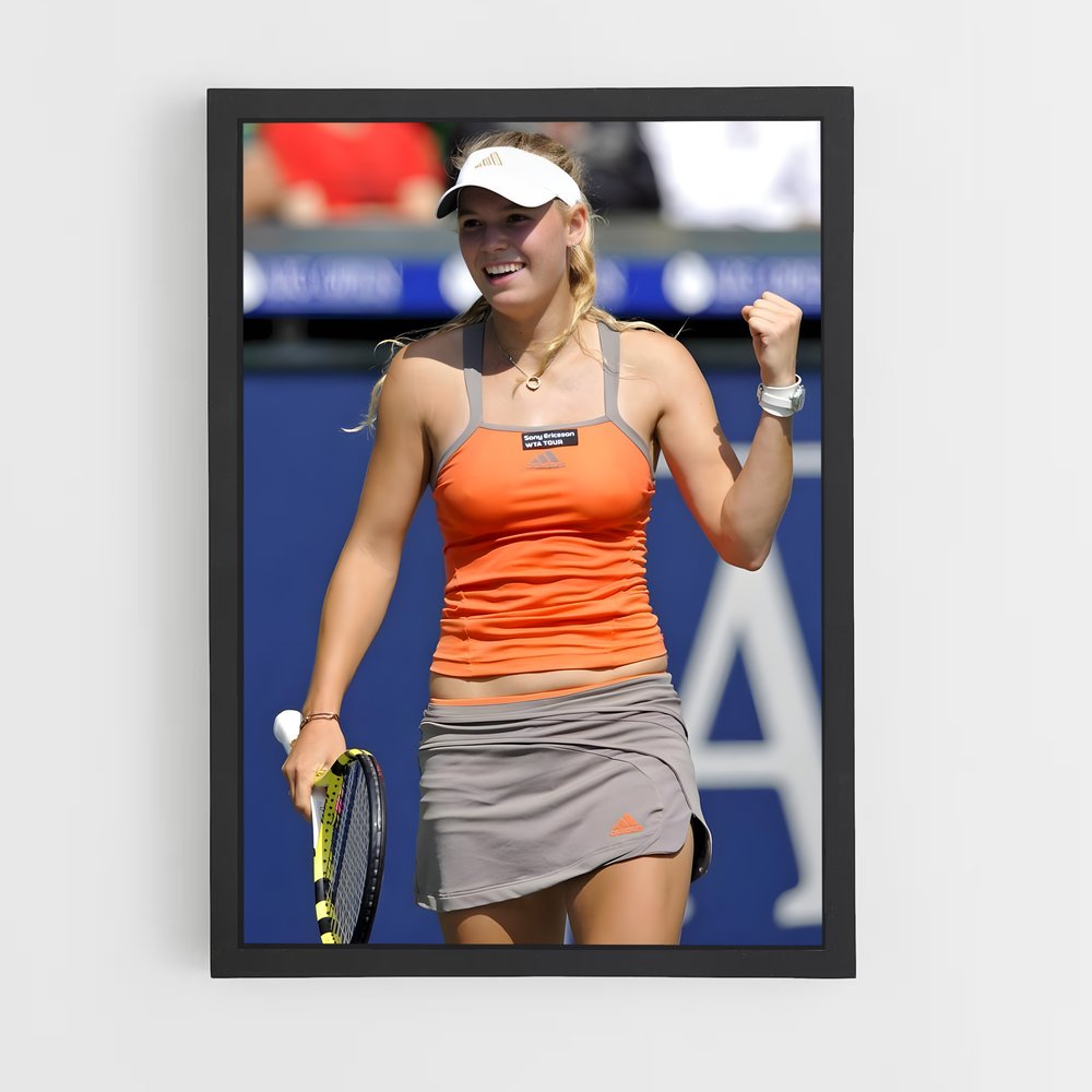 ap-caroline wozniacki-4 cadre Noir