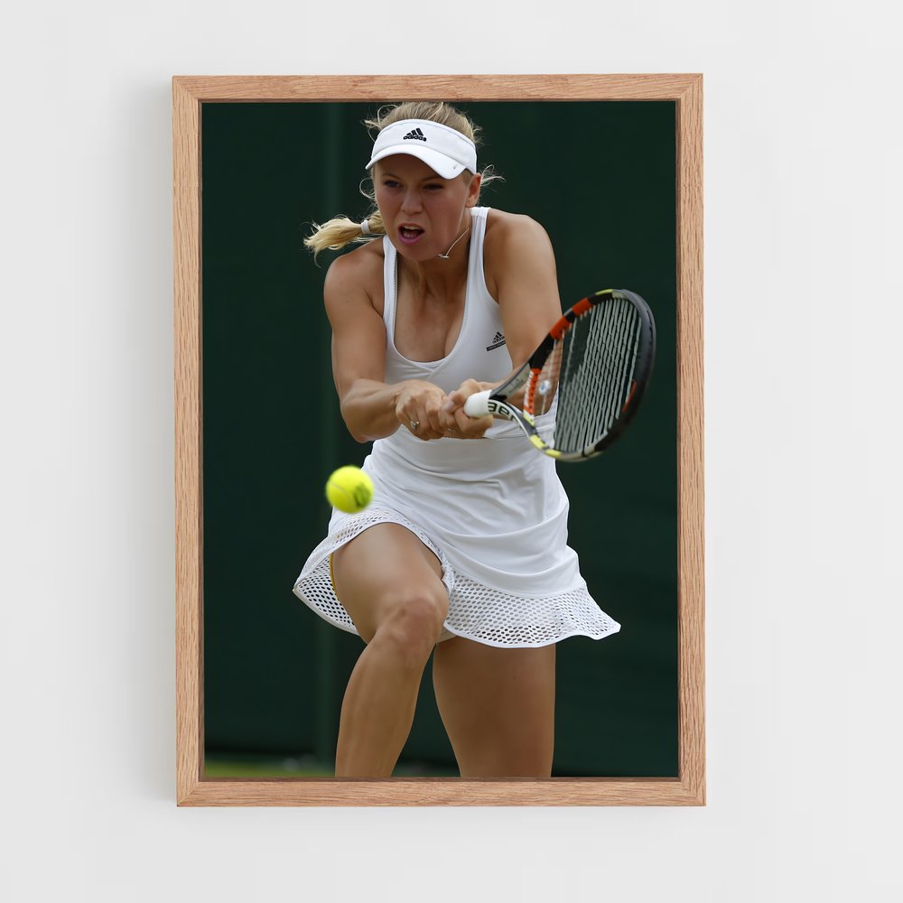 ap-caroline wozniacki-6 cadre Bois clair