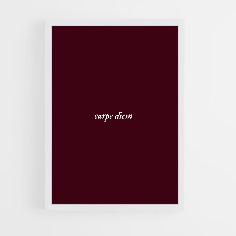 ap-carpe diem-3 cadre Blanc
