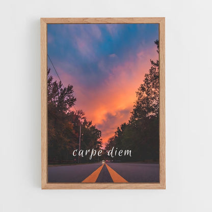 ap-carpe diem-5 cadre Bois clair
