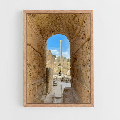 ap-carthage ruins-4 cadre Bois clair