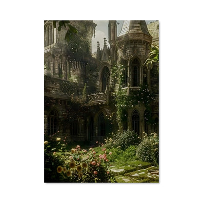 Poster Le Château Fleurissant