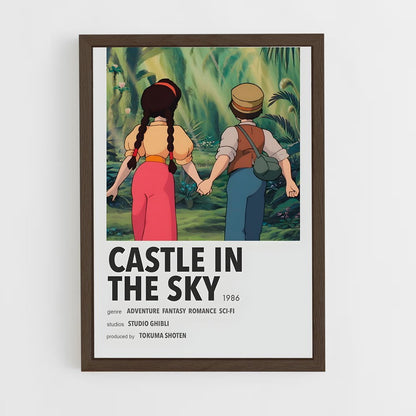 ap-castle in the sky-3 cadre Bois foncé