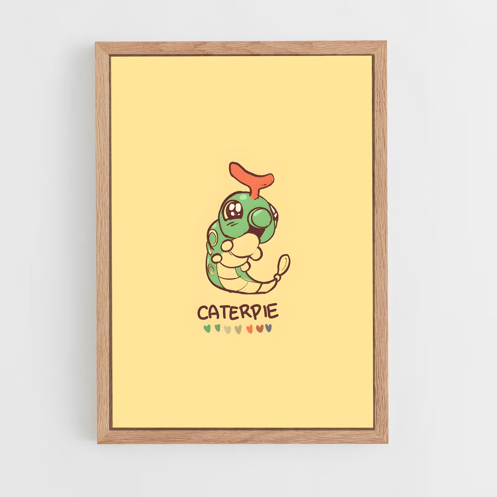 ap-caterpie-3 cadre Bois clair