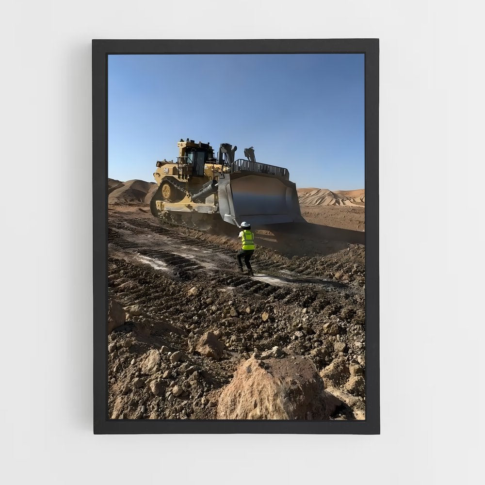 ap-caterpillar d11 bulldozer-2 cadre Noir