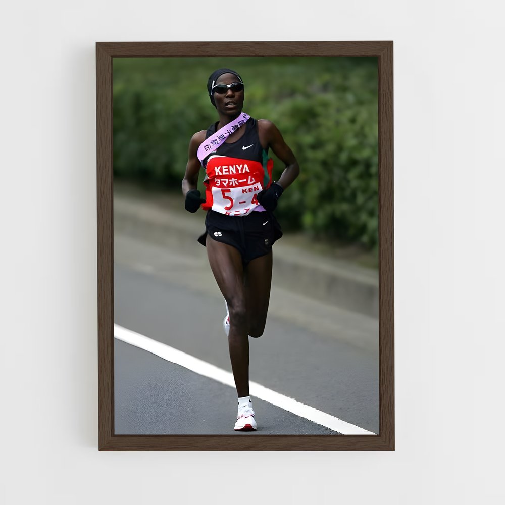 ap-catherine ndereba-2 cadre Bois foncé