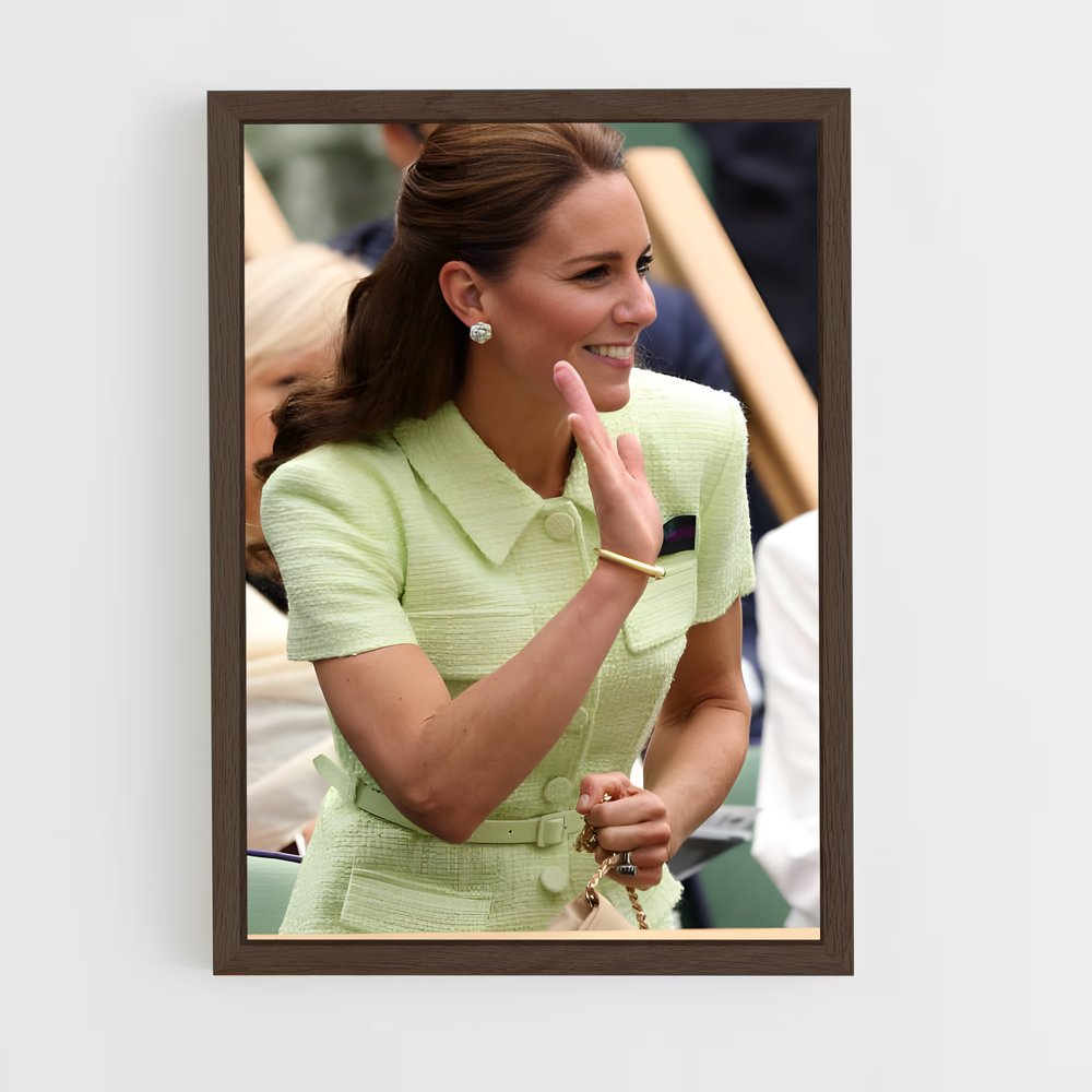 ap-catherine princess of wales-4 cadre Bois foncé