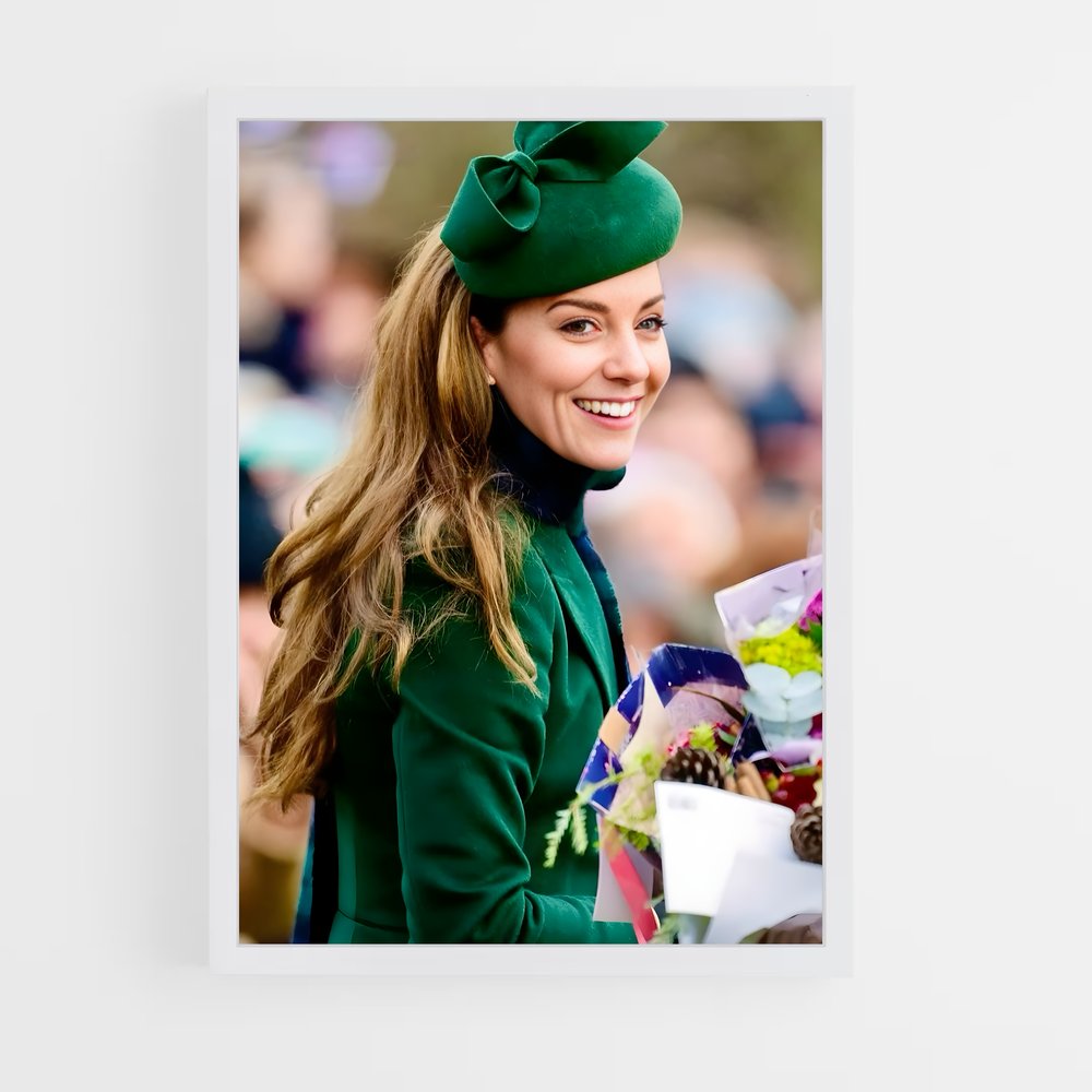 ap-catherine princess of wales-5 cadre Blanc