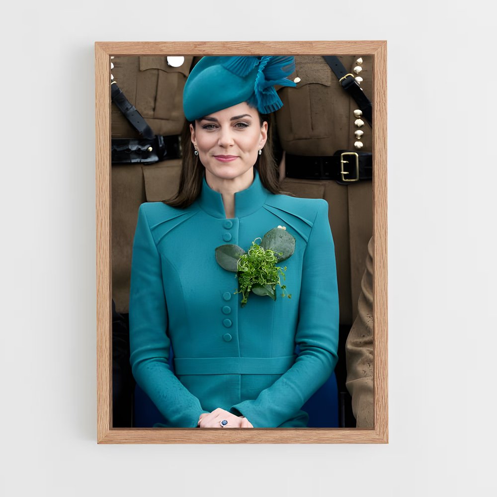 ap-catherine princess of wales-9 cadre Bois clair