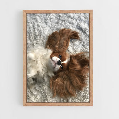 ap-cavalier king charles spaniel-5 cadre Bois clair