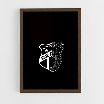 ap-ceara sporting club-2 cadre Bois foncé