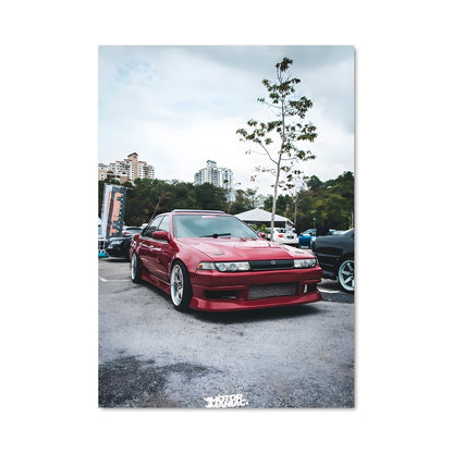 Poster Rouge de la Ville