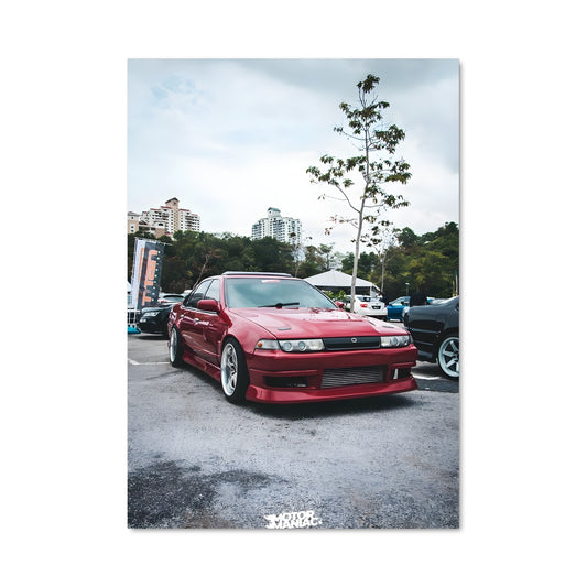 Poster Rouge de la Ville