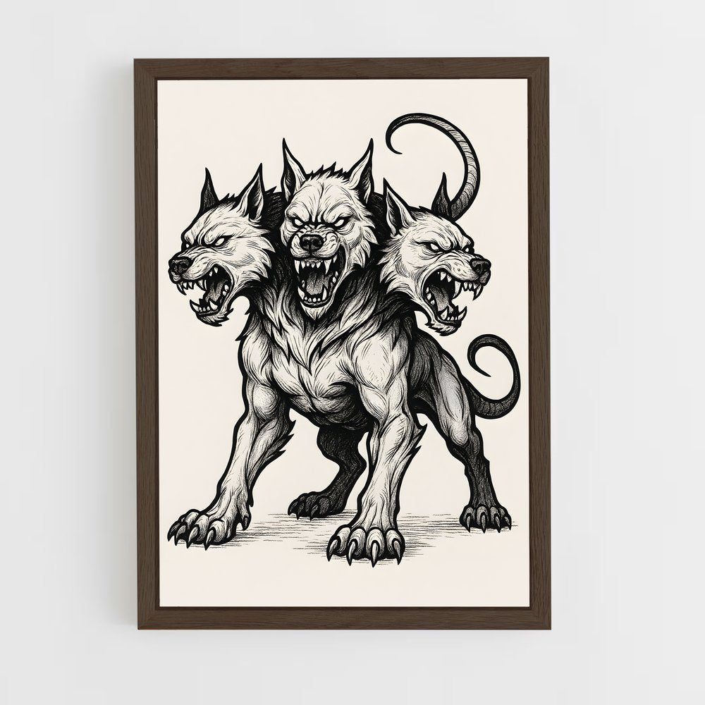 ap-cerberus-2 cadre Bois foncé