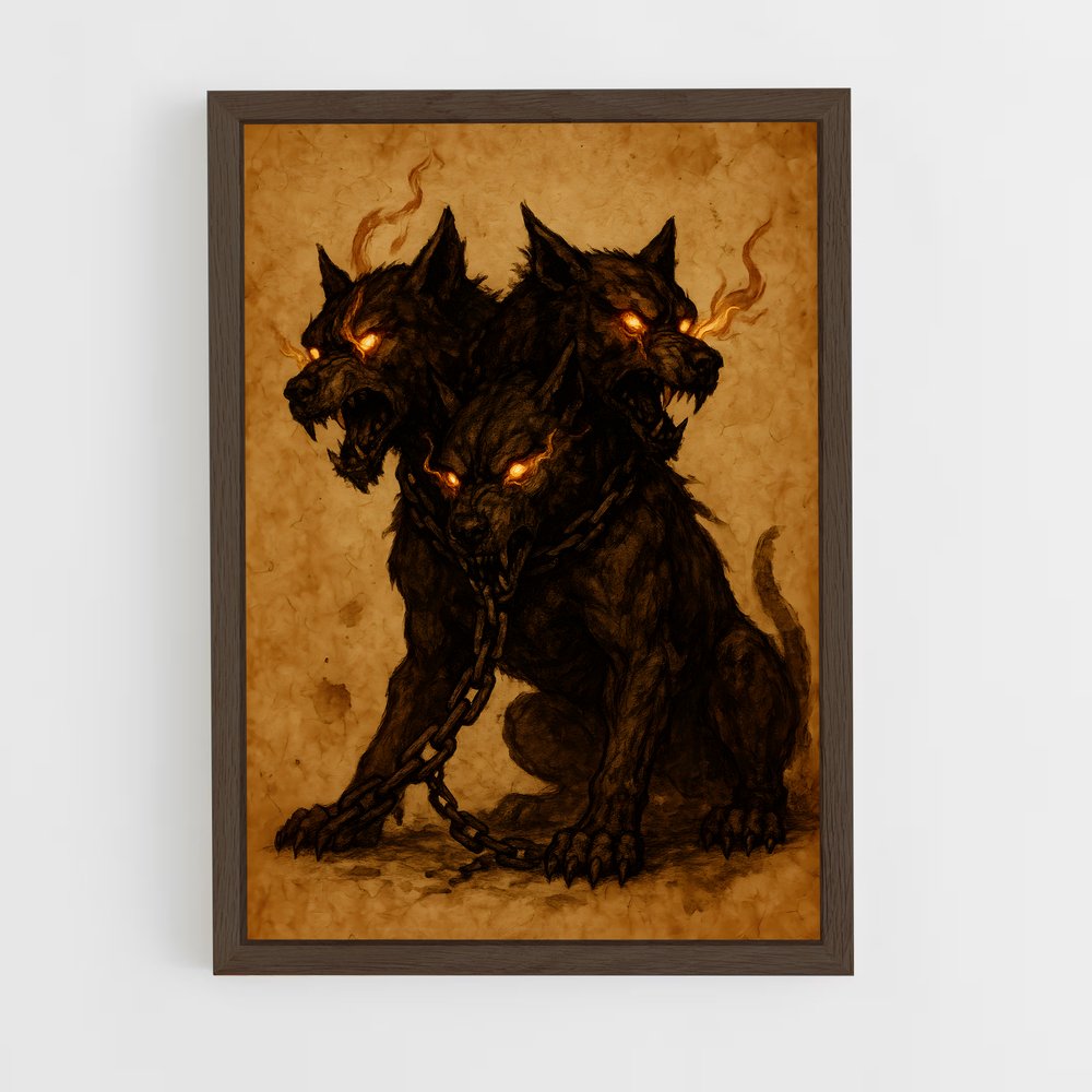 ap-cerberus-6 cadre Bois foncé