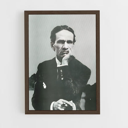 ap-cesar vallejo-6 cadre Bois foncé