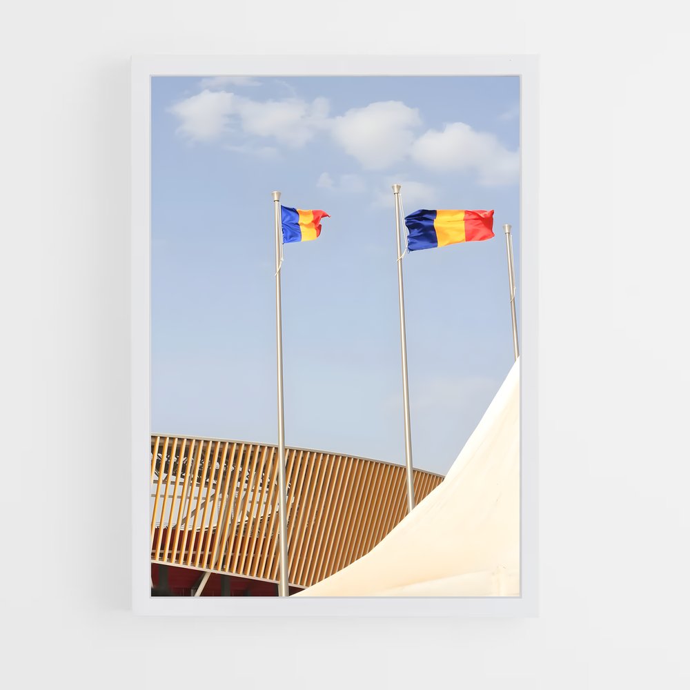 ap-chad flag-1 cadre Blanc