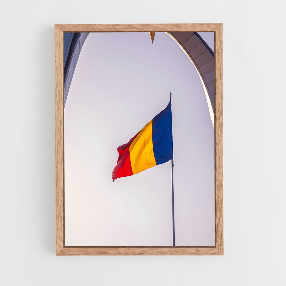 ap-chad flag-2 cadre Bois clair