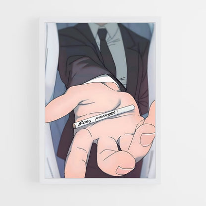 ap-chainsaw man-5 cadre Blanc