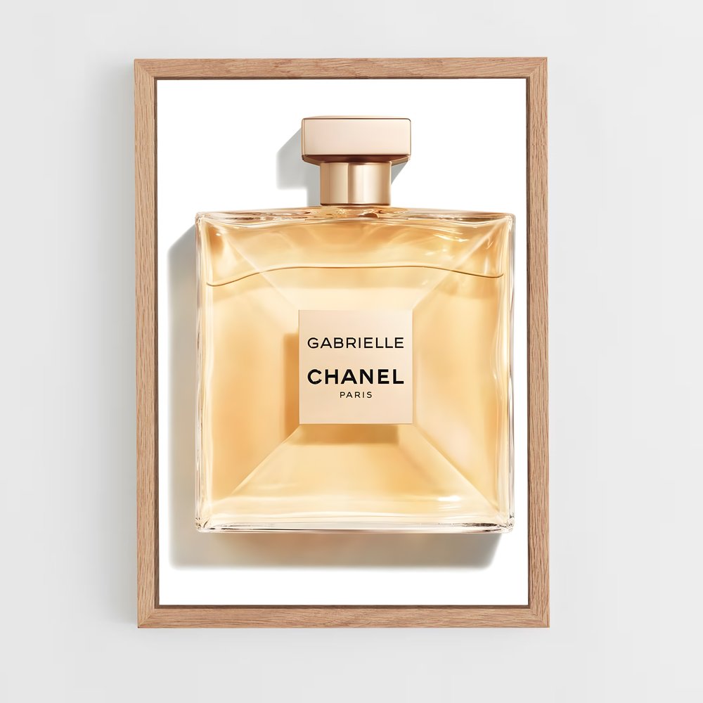 ap-chanel-5 cadre Bois clair