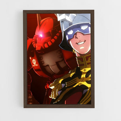 ap-char aznable-2 cadre Bois foncé