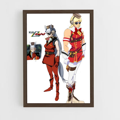 ap-char aznable-4 cadre Bois foncé