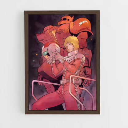 ap-char aznable-6 cadre Bois foncé