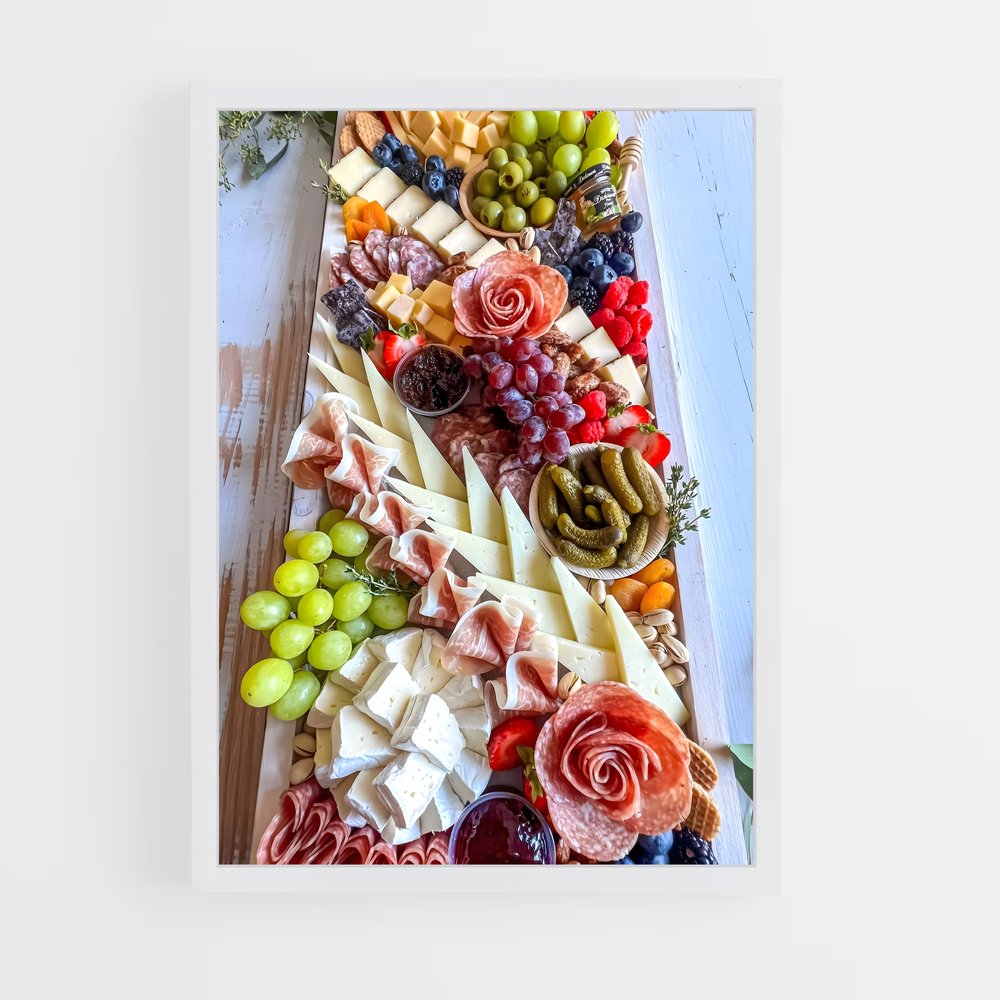 ap-charcuterie board-1 cadre Blanc